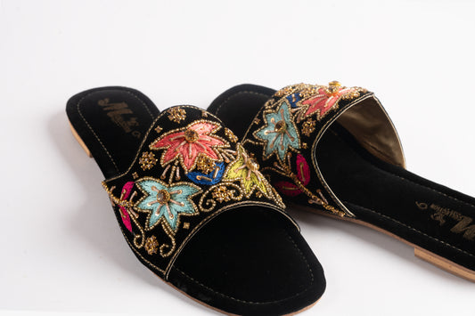 Women flat fancy slipper